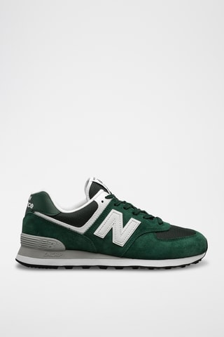 Leren Sneakers New Balance 574 - Donkergroen New Balance