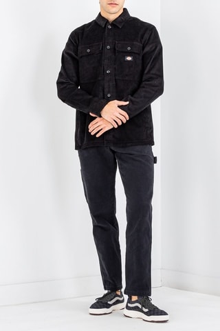 Velours Overhemd Higginson - Zwart - Dickies