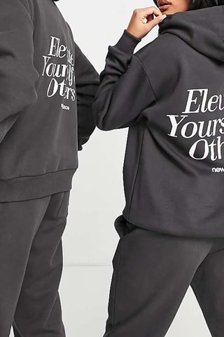 Sweater met Capuchon Elevate Yourself - Zwart - New Balance
