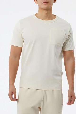 T-shirt State - Ivoorkleurig - New Balance