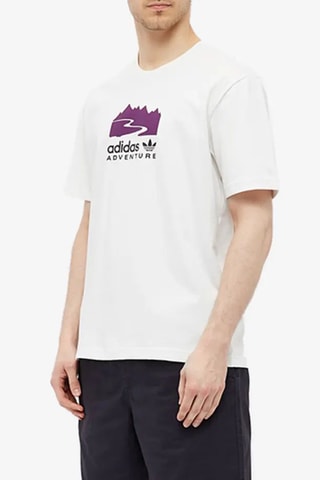 T-shirt Originals Adventure - Wit - Adidas