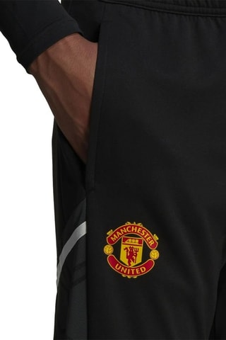 Voetbalbroek Manchester United FC - Zwart - Adidas