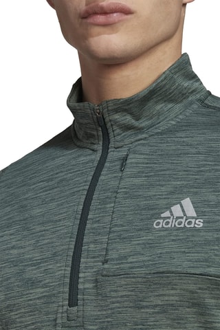 Hardloopsweater Icons - Donkergroen Adidas