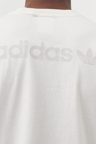 T-shirt Tonal Textures - Wit - Adidas