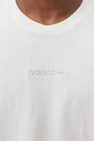 T-shirt Tonal Textures - Wit - Adidas