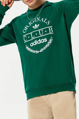 Sweater Originals Sports Resort Club - Donkergroen Adidas