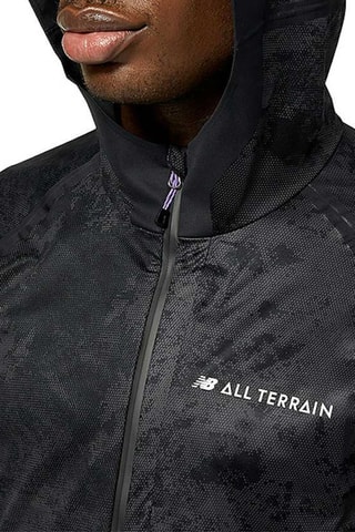 Jasje met Capuchon All Terrain - Zwart - New Balance