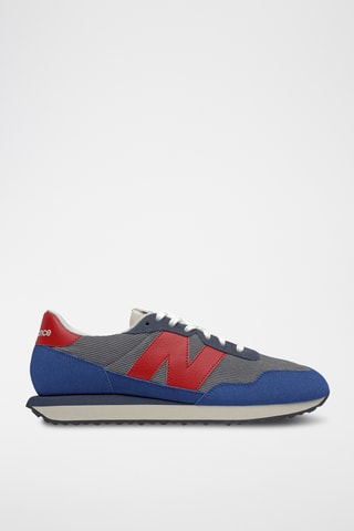 Nubuck Sneakers New Balance 237 - Donkerblauw en Rood - New Balance