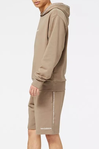 Sweater met Capuchon Linear - Taupe - New Balance