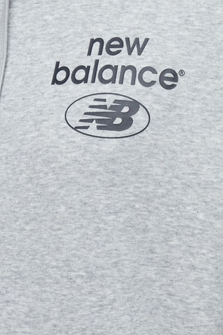 Sweater met Capuchon Essentials - Gemêleerd Grijs - New Balance