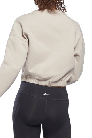 Korte Biologisch Katoenen Sweater DreamBlend - Beige
