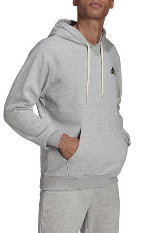 Sweater met Capuchon M FCY HD Gemêleerd Lichtgrijs
