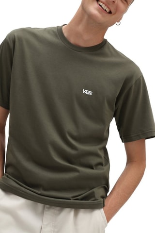 T-shirt Left Chest Logo Kaki