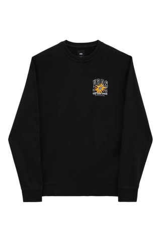 Sweater Small Flower Crew Zwart