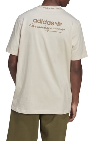 T-shirt Trefoil Linear Beige