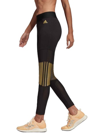 Legging ID Glam Zwart en Geel