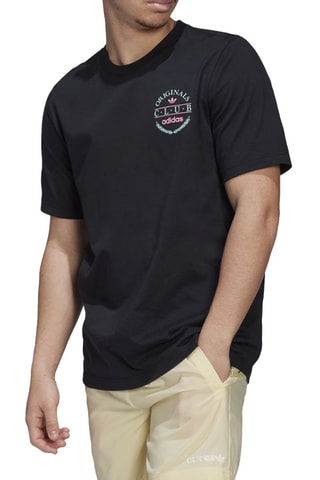 T-shirt Club Logo Tee Zwart