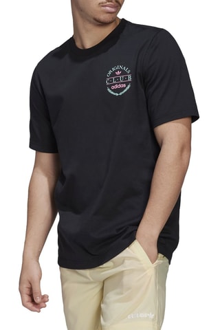 T-shirt Club Logo Tee Zwart