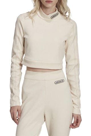 Korte sweater Retro Luxury Ecru