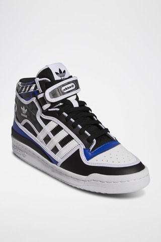 Hoge Sneakers Forum Mid W Zwart en Wit