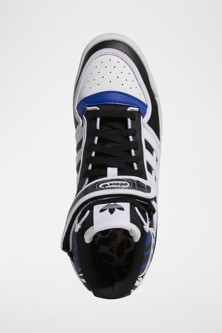Hoge Sneakers Forum Mid W Zwart en Wit
