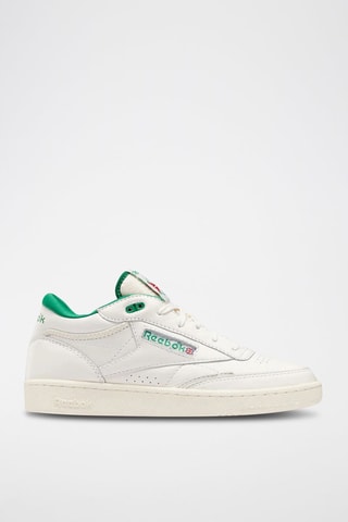 Leren Sneakers Club C Mid II Vintag  Wit