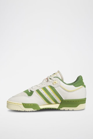 Leren Sneakers Rivalry Low 86 - Wit en Groen