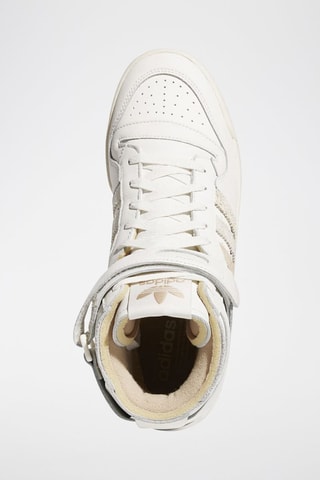 Hoge Leren Sneakers Forum 84 Hi - Wit en Beige