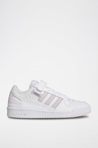 Leren Sneakers Forum Low Wit