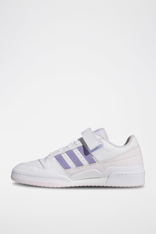 Leren Sneakers Forum Low Wit