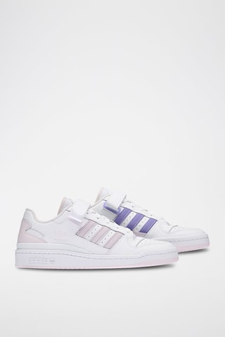 Leren Sneakers Forum Low Wit