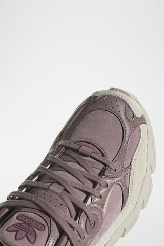 Velours Sneakers Astir W Lichtpaars en Beige