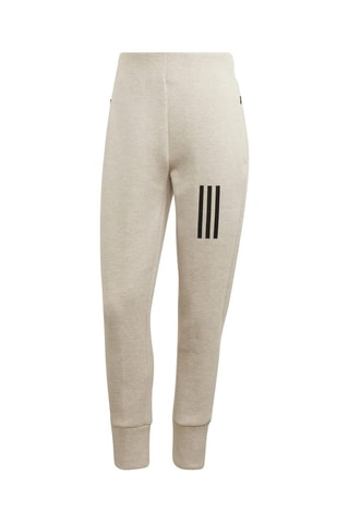 Broek met Hoge Taille Gemêleerd Beige