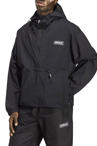 Windjack met Capuchon Zwart