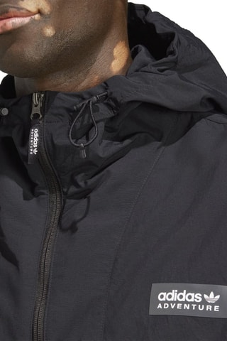 Windjack met Capuchon Zwart