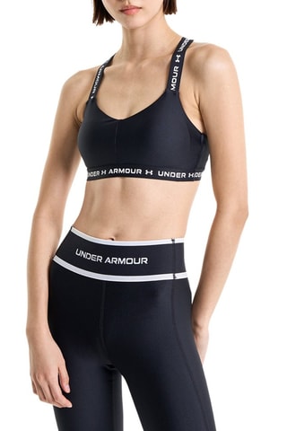 Sportbeha Crossback Low- Zwart
