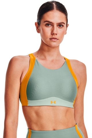 Sportbeha Infinity Mid High Neck Shine - Grijs