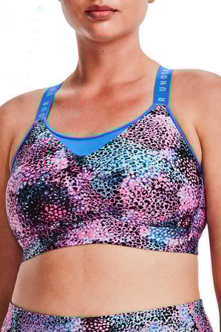 Hardloopsportbeha Infinity High Print - Lichtblauw