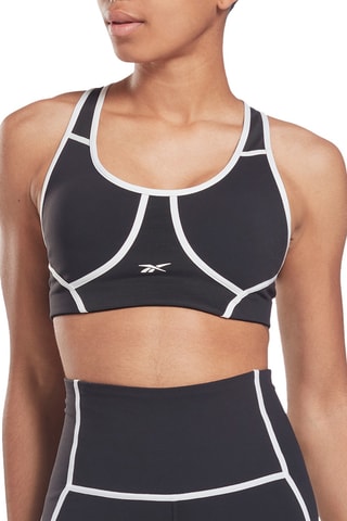 Push-up Sportbeha Lux Racer - Zwart en Wit