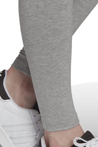 Sportlegging Hoge Taille 3 Stripes Tight- Gemêleerd Lichtgrijs
