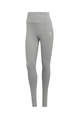 Sportlegging Hoge Taille 3 Stripes Tight- Gemêleerd Lichtgrijs