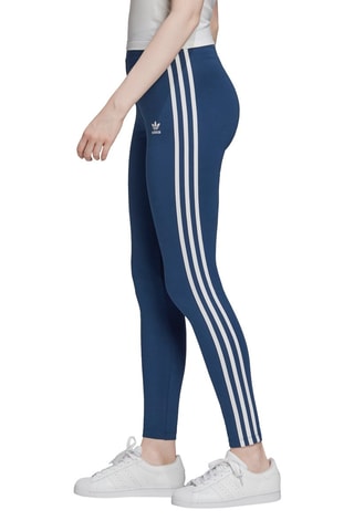 Legging 3STR Tight Blauw en Wit
