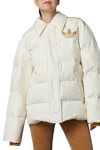 Gewatteerde Jas Monogram Puffer Wit