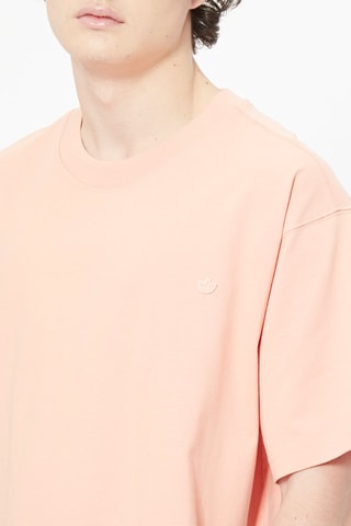Biologisch Katoenen T-shirt C Zalmkleurig