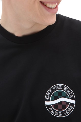 T-shirt Circle Sidestripe Zwart