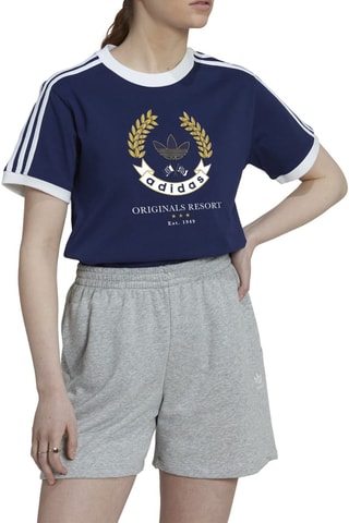 T-shirt Graphic Marineblauw