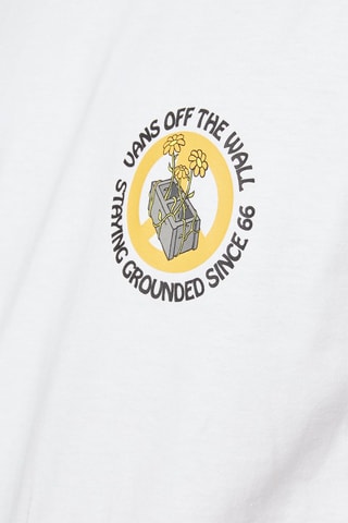 T-shirt Staying Grounded Wit en Zwart