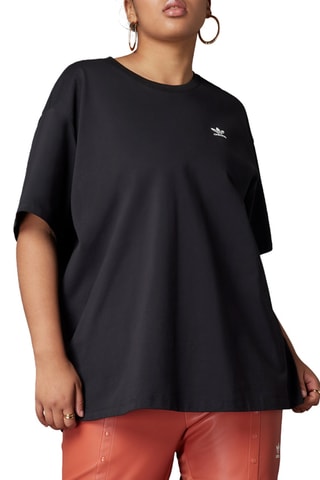 T-shirt oversize Graphic Zwart