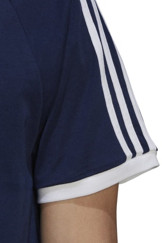 T-shirt Adicolor Classics 3-Stripes Marineblauw