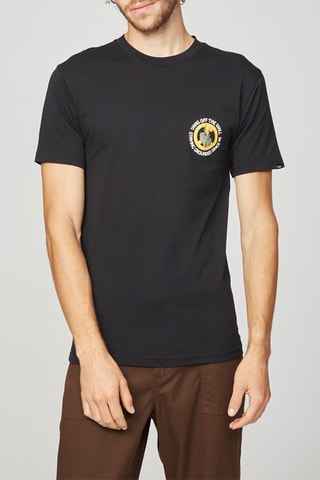 T-shirt Staying Grounded Zwart en Wit